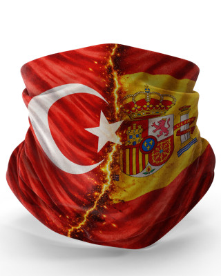 Bebo Store Extreme Outdoor Spor , Motorcu ve Bisiklet Kullananlara Özel Desenli Buff Boyunluk Bandana Balaklava (Bayrak-215)