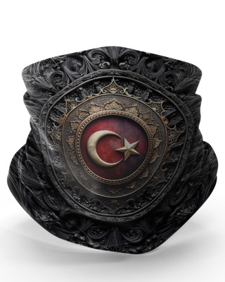 Bebo Store Extreme Outdoor Spor , Motorcu ve Bisiklet Kullananlara Özel Desenli Buff Boyunluk Bandana Balaklava (Bayrak-218)