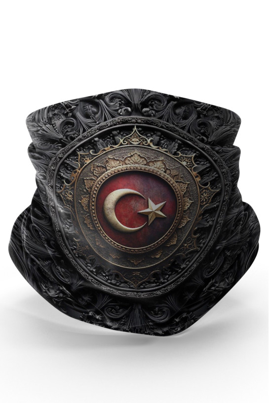 Bebo Store Extreme Outdoor Spor , Motorcu ve Bisiklet Kullananlara Özel Desenli Buff Boyunluk Bandana Balaklava (Bayrak-218)