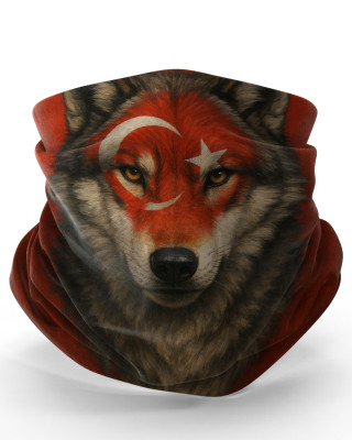 Bebo Store Extreme Outdoor Spor , Motorcu ve Bisiklet Kullananlara Özel Desenli Buff Boyunluk Bandana Balaklava (Kurt-216)