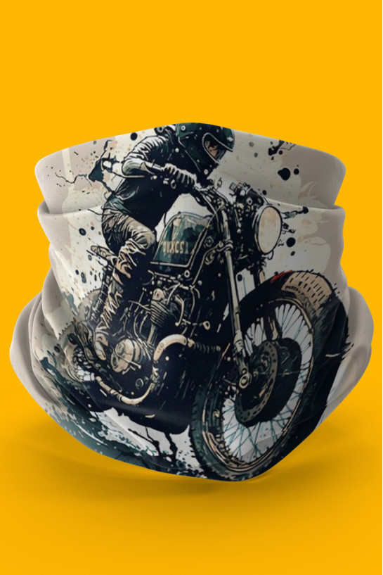Bebo Store Extreme Spor Motor ve Bisiklet Kullananlara Özel Desenli Buff Boyunluk Bandana Balaklava (moto-8)