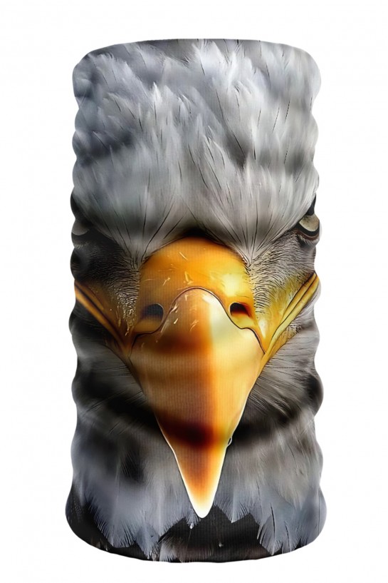 Bebo Store Extreme Outdoor Spor , Motorcu ve Bisiklet Kullananlara Özel Desenli Buff Boyunluk Bandana Balaklava (kartal-211)