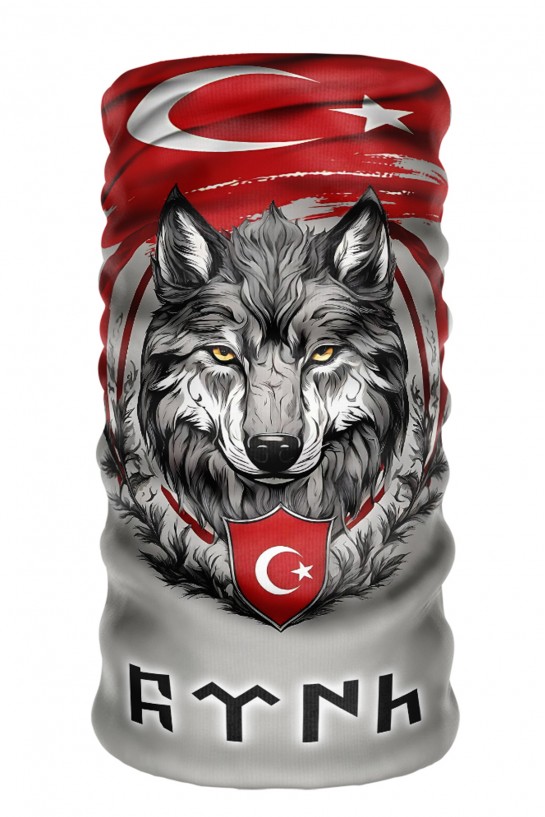 Bebo Store Extreme Outdoor Spor , Motorcu ve Bisiklet Kullananlara Özel Desenli Buff Boyunluk Bandana Balaklava (kurt-212)