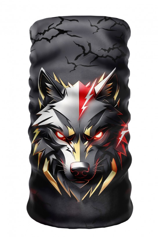 Bebo Store Extreme Outdoor Spor , Motorcu ve Bisiklet Kullananlara Özel Desenli Buff Boyunluk Bandana Balaklava (kurt-213)
