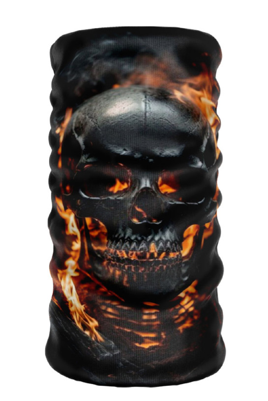 Bebo Store Extreme Spor Motor ve Bisiklet Kullananlara Özel Desenli Buff Boyunluk Bandana Balaklava (skull-0208-5)